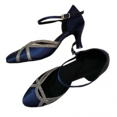 BETH  NAVY -2.5 INCH HEEL